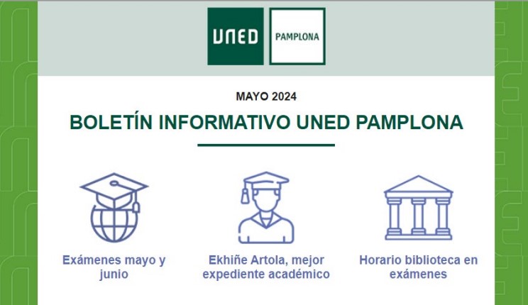 Accede al último boletín informativo de UNED Pamplona